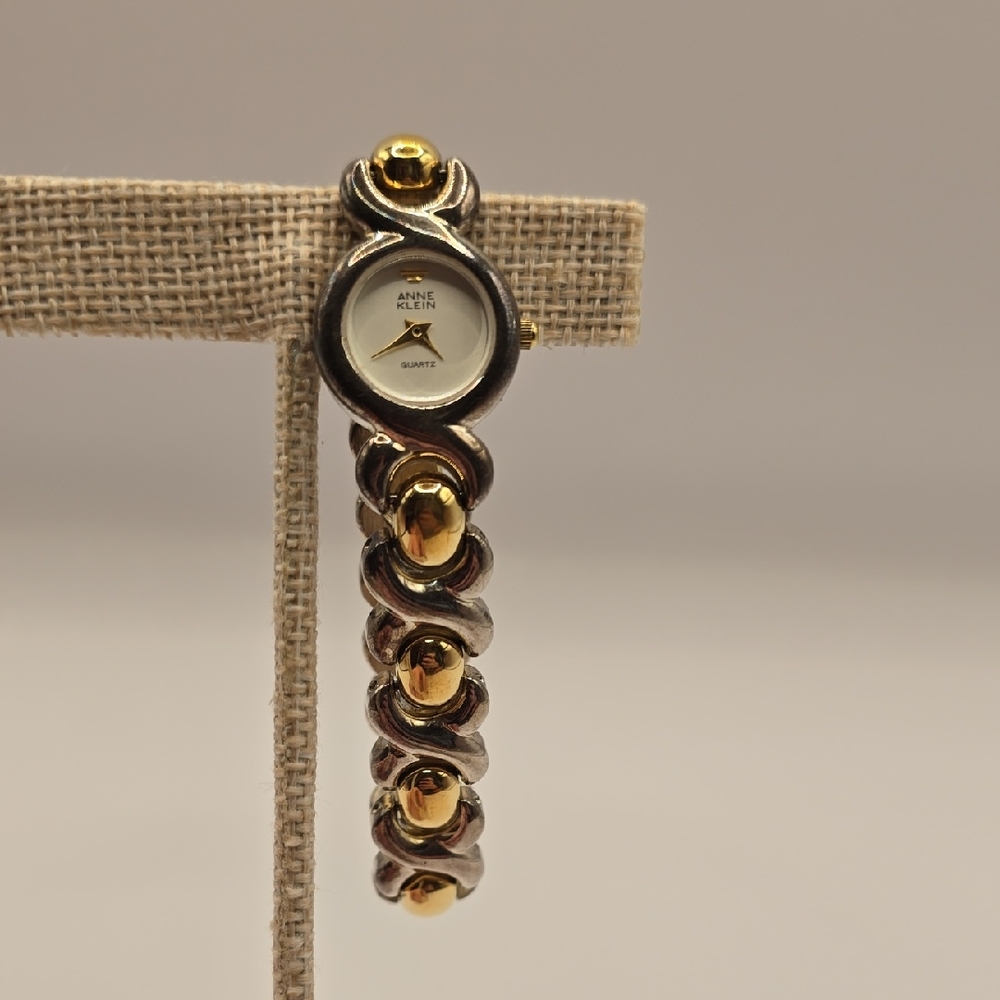 Anne Klein Two-Tone Gold and Silver Women's Watch